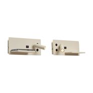 Комплект-от-2-бежови-стенни-лампи,-включително-LED-с-USB-и-индукционно-зарядно---Riza