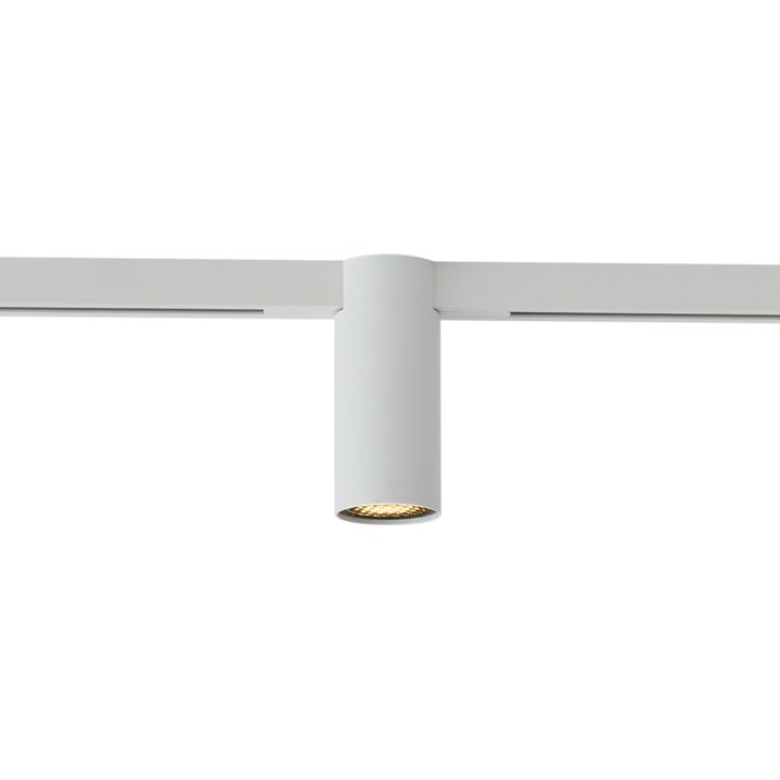 Moderner Strahler weiß für 1-Phasen-Schienensystem GU10 35mm - Slimline Nubee Honey