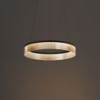 Moderni-riippuvalaisin-musta-59cm-sis.-LED-3-vaihe-himmennettävä---Anello-kattokruunu