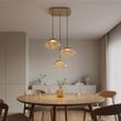 Κρεμαστό-φωτιστικό-Hotel-Chic-μπρούτζινο-με-κεχριμπαρένιο-γυαλί-3-φωτο---Gus