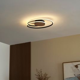 Dizajnerska plafonska lampa drvo uklj. LED sa 3-stepenim zatamnjivanjem - Rowan