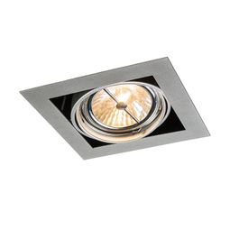 Faretto da incasso in acciaio G53 111mm regolabile - Oneon
