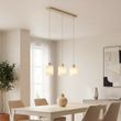 Scandinavian-Pendant-Lamp-Beige-with-White-Glass-3-Lights---Wisp