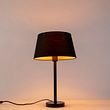 Klassieke-tafellamp-zwart-met-zwarte-kap-32-cm---Simplo