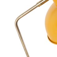 Retro-tafellamp-geel-met-brons---Milou