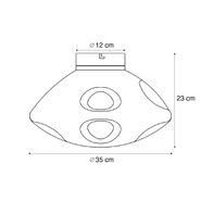 Design-Ceiling-Lamp-Black-with-Rainbow-Glass---Gemma