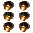 Set-van-6-moderne-inbouwspots-donkerbrons-rond-kantelbaar---Installa