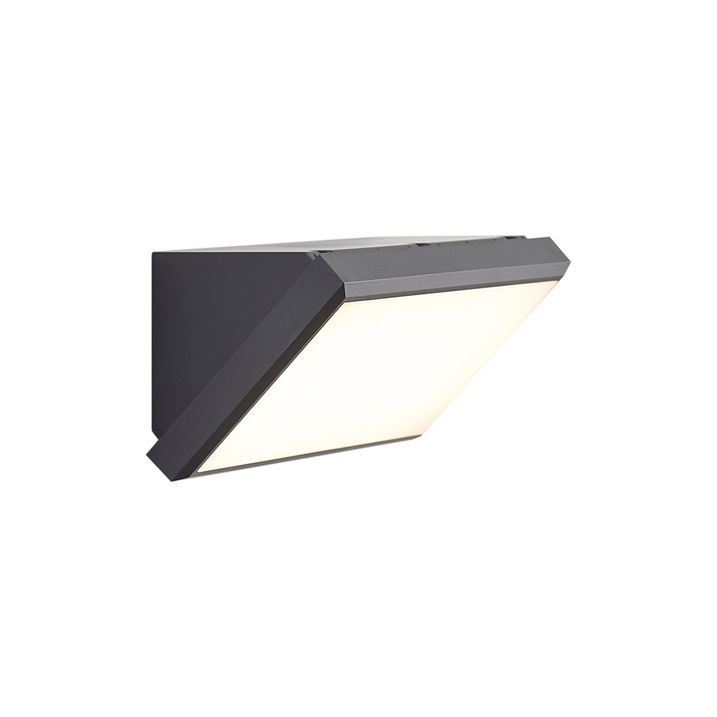 Candeeiro de Parede Exterior Moderno Cinzento Escuro Incl. LED IP65 - Marek