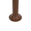 Paletto-da-giardino-moderno-marrone-ruggine-100-cm-IP44-regolabile---Ciara