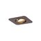 Rounded Recessed Spotlight Dark Bronze GU10 50mm Swivel and Tiltable IP44 - Alberto