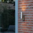 Vonkajšia-nástenná-lampa-oceľ-2-svetlá-IP44-s-pohybovým-senzorom---Duo