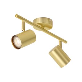 Moderne justerbar taklampe i messing 2-lys - Jeana