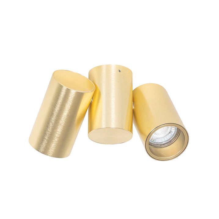Design spotlight brass 2-light adjustable - Michael