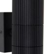 Industrial-outdoor-wall-lamp-black-2-light-IP44---Vigo