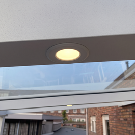 Ensemble de 5 spots encastrables modernes blancs avec LED IP67 - Linsey