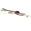 Design-plafondlamp-zwart-met-goud-incl.-LED-dimbaar---Blaze