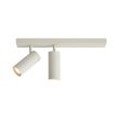 Moderne-plafondspot-beige-2-lichts-verstelbaar---Renna