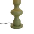 Retro-tafellamp-groen-met-stoffen-kap---Captain