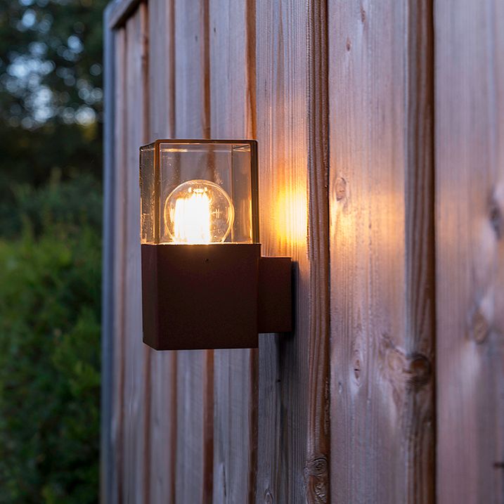 Industrielle Außenwandleuchte Rostbraun IP44 - Dänemark