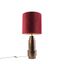 Stolní-lampa-v-art-deco-stylu-bronzová-s sametovým-stínítkem-červeným-se-zlatem-40-cm---Bruut