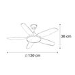 Stropní-ventilátor-černý-130-cm-vč.-LED-stmívatelný-s-dálkovým-ovládáním---Vifte