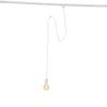 Lampe suspendue blanche pour système de rail monophasé - Iconic Cavalux