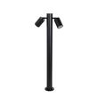 Lampă-de-exterior-cu-picior-negru-80-cm-IP44-reglabilă-2-lumini---Duo