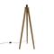 Rustikálna stojaca lampa trojnožka vintage drevo - Tripod Classic