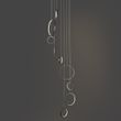 Design-hanglamp-zwart-9-lichts-incl.-LED-3-staps-dimbaar---Vide-Anella