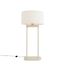 Lattiavalaisin-beige-soikealla-valkoisella-pellavavarjostimella-35cm---Thijmen