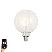 Pametne E27 prigušne LED sijalice G125 providne 7W 806lm 2700-6500K