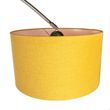 Arc-Lamp-Steel-with-Yellow-Lampshade-35/35/20---XXL