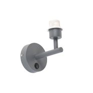 Moderne-wandlamp-donkergrijs-1-lichts-met-schakelaar---Combi