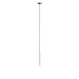 Modern Black and Beige Pendant Light for 1-Phase Track System - Slimline Keno