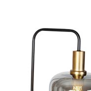 Design-vloerlamp-zwart-met-goud-en-smoke-glas---Zuzanna