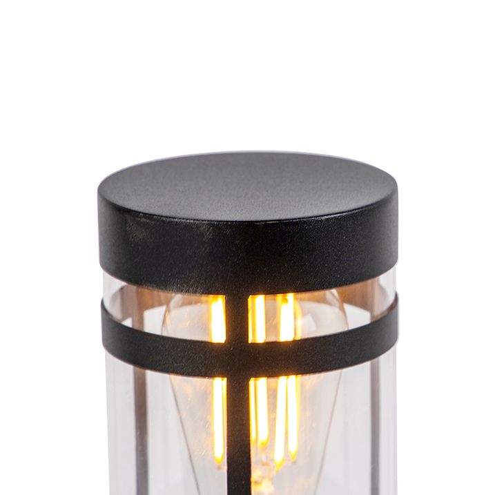 Buitenlamp zwart met grondpin en kabelmof 50cm IP44 - Gleam