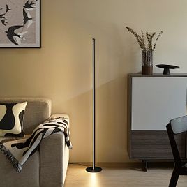 Design-Stehleuchte schwarz inkl. LED mit Touch-Dimmer - Clutch