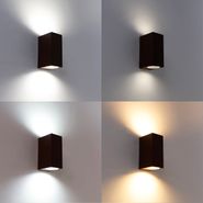Интелигентна-стенна-лампа-ръждясало-кафява-IP44-с-2-Wifi-GU10---Baleno