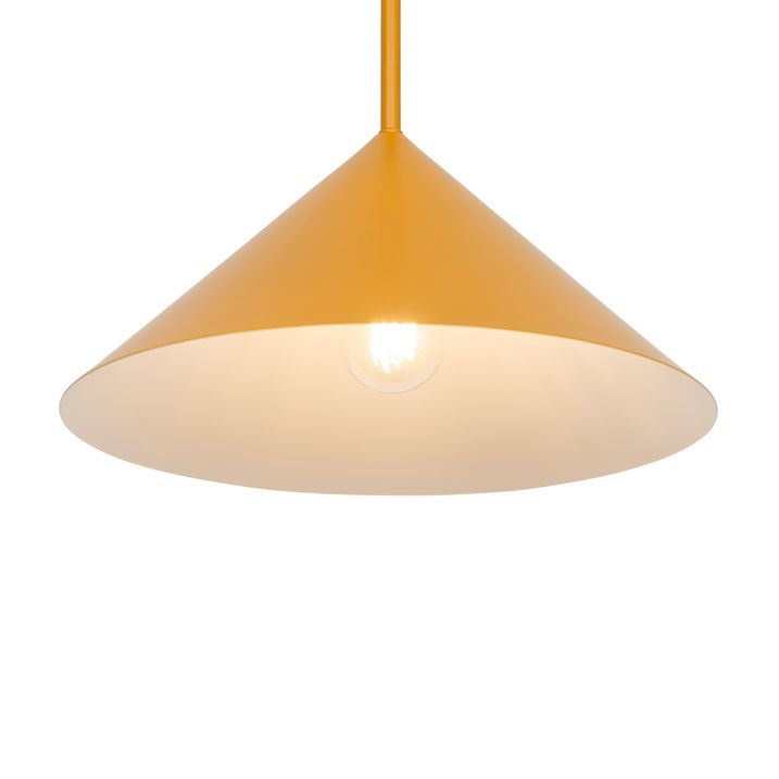 Design Pendant Lamp Yellow Triangle - Triangolo