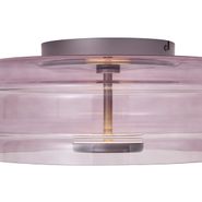 Dizajnerska-plafonska-lampa-metalik-boje-sa-ljubičastim-staklom-uklj.-LED-sa-3-stepenim-zatamnjivanjem---Meadow