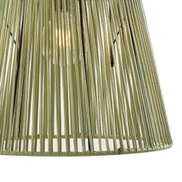 Utomhus-pendellampa-svart-med-gröna-lampskärmar-i-rep-3-ljus-IP44---Cava-Jayla