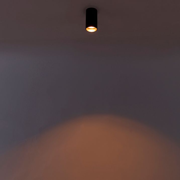 Spot moderne intelligent noir avec WiFi GU10 - Tuba