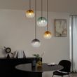 Lampa-wisząca-brązowa-z-dymionym-bursztynowym-i-zielonym-szkłem-okrągła-4-punktowa---Bao