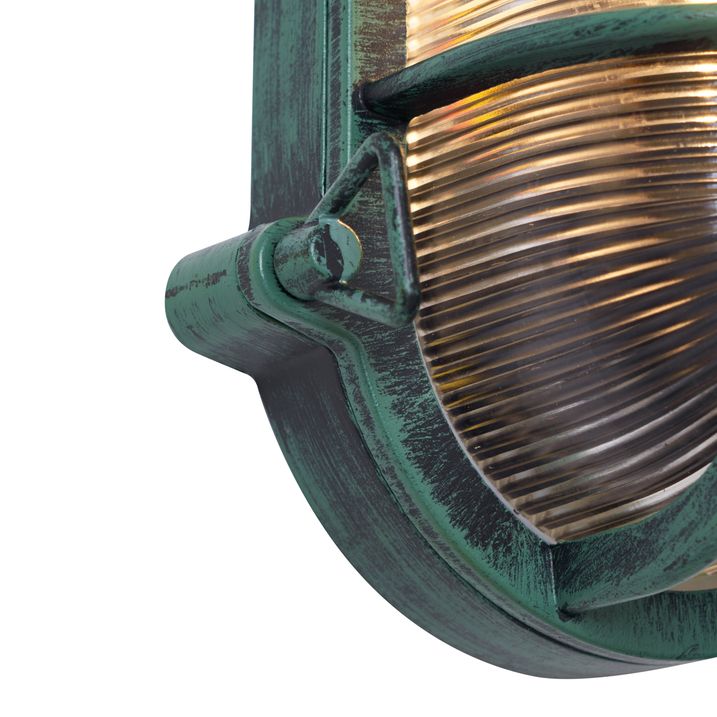 Utendørs Vegglampe Grønn Oval IP44 - Noutica