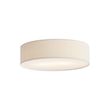 Moderna-plafonska-lampa-bela-sa-somotskim-abažurom-38cm-2-svetla---Luz