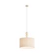 Japandi-Pendant-Lamp-Beige-with-Linen-Shade-50cm---Fedde