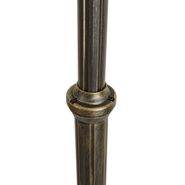 Lanterne-d'extérieur-classique-noire-avec-or-antique-200cm-2-lumières-IP44---Daphne