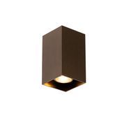 Moderna-zidna-lampa-tamno-bronzana-kvadratna-2-svetla---Sandy