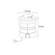 6-modernių-įleidžiamų-į-žemę-šviestuvų-rinkinys-juodas-GU10-50-mm-2-šviesų-efektas-IP65---Cellar
