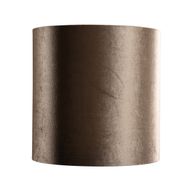 Pantalla-de-lámpara-de-terciopelo-marrón-con-interior-dorado-40/40/40